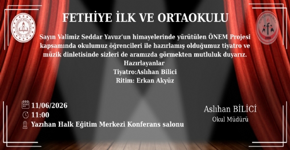 Fethiye �lk��retim Okulu K�lt�rel Etkinli�i - 11 Haziran 2025